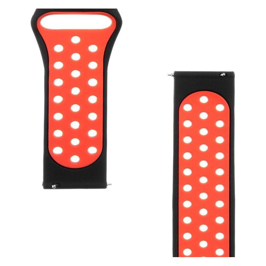 Source 20mm Double Silicone Watch Band (20 mm, durable and very pleasant to the touch silicone, Silicone) (8596311125645)