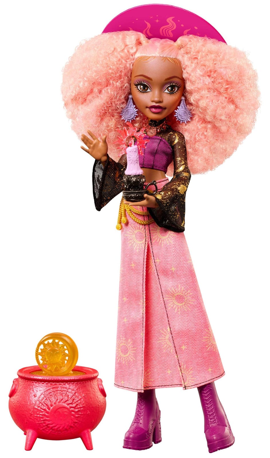 Monster High Moonspell Magic Rae Lumina Fashionpop voor meisjes en jongens, meerkleurig