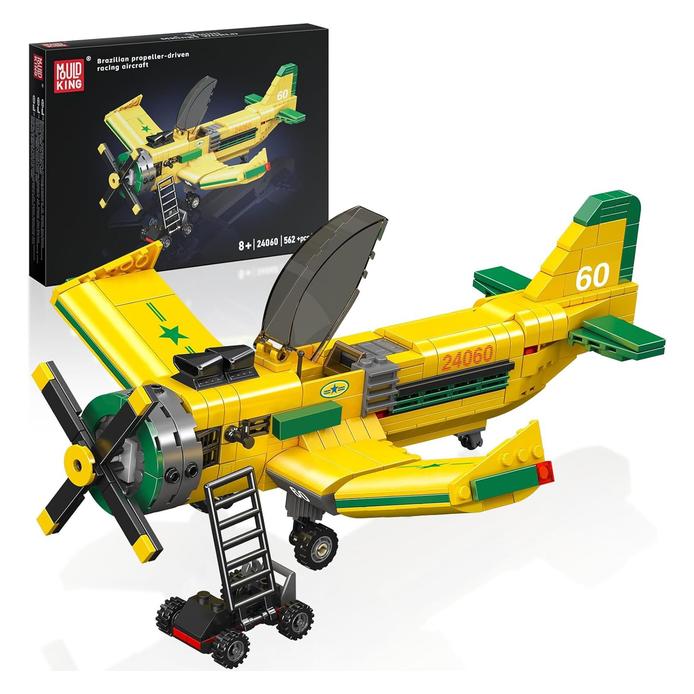 Mould King Rennflugzeug mit Drehendem Propeller (24060)