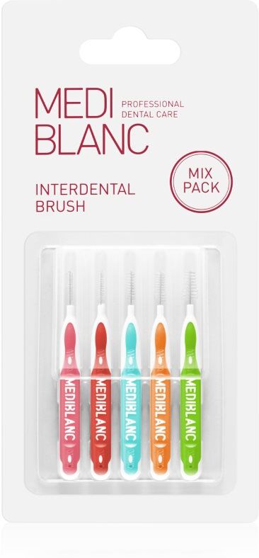 MEDIBLANC Interdental Pick-brush Mix interdental brush 5 pc