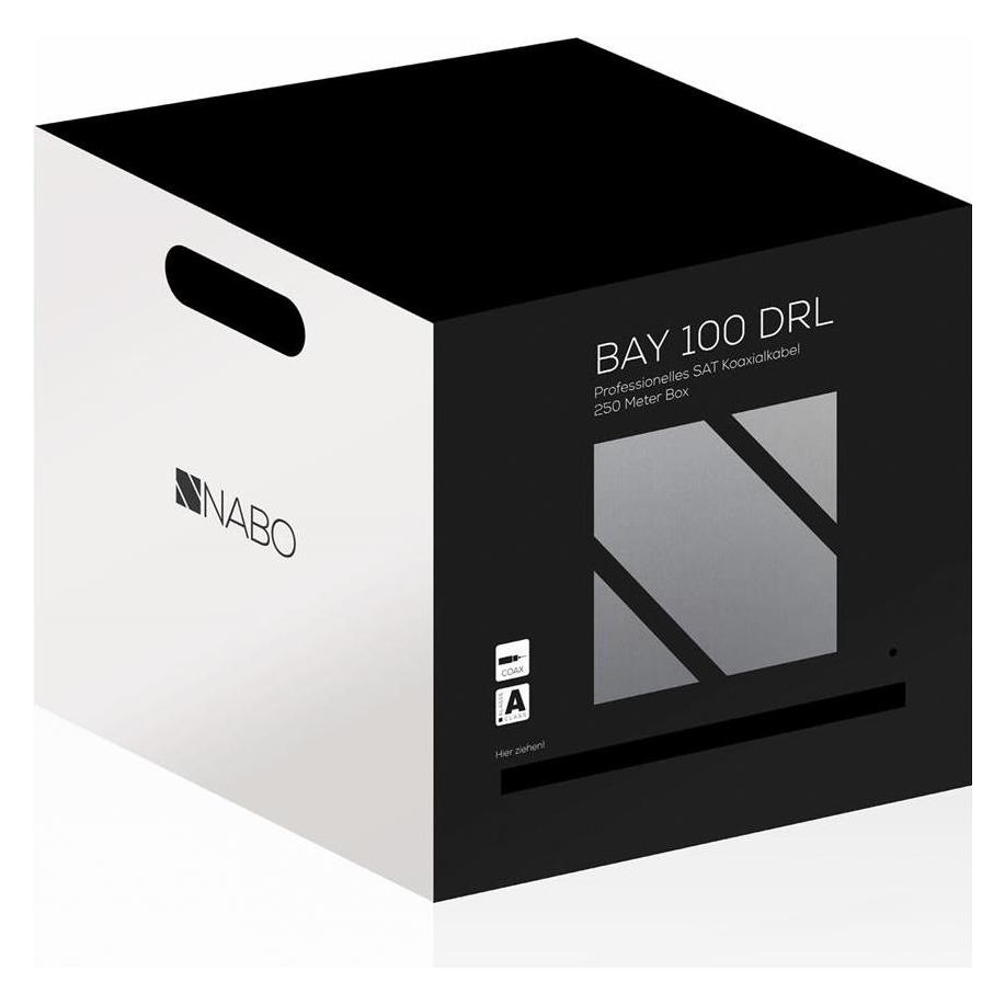 NABO BAY 100 DRL Sat Koaxkabel 250m Karton Box (Stecker und Verbinder) (25182643)