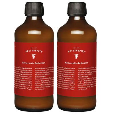2er Set Retterspitz Äußerlich 2x1 l Flüssigkeit