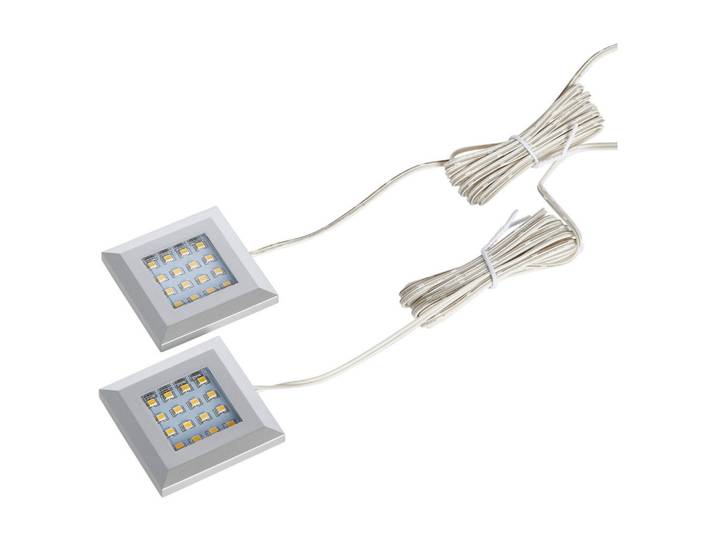 Livetastic Led-Spot-Set, Schwarz, Weiss, Kunststoff, 2-teilig, 5.5x1x5.5 cm, Made in EU, mit Schalter, Lampen & Leuchten, Innenbeleuchtung, Spots & Strahler, Einbauspots