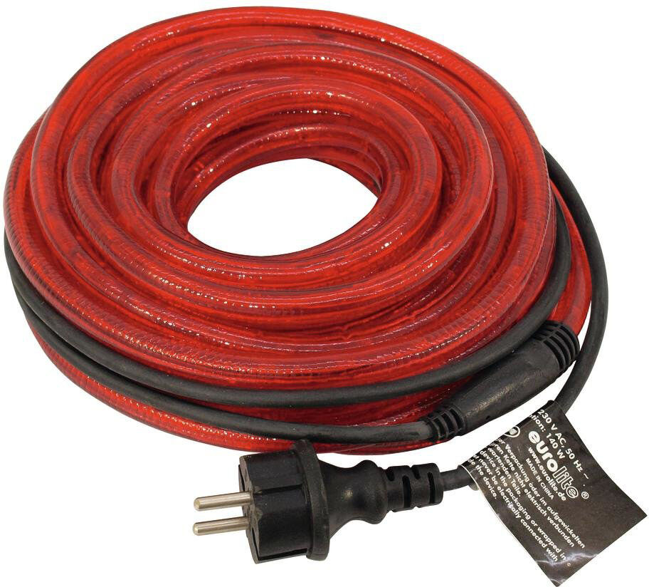 EuroLite Rubberlight Rl1-230v Rot 9m