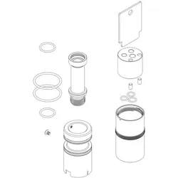 Herzbach MODUL7 Verlängerung 30mm Hebelmischer 70.718002.1.09 Brausehalterset 1 Verbraucher