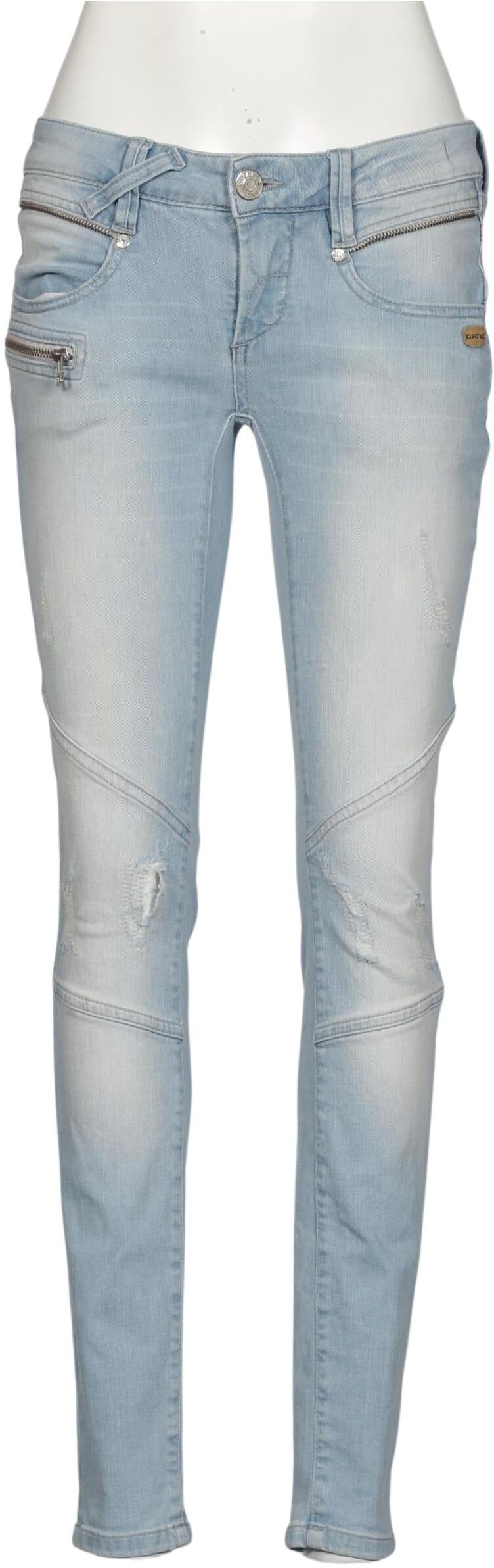 Gang Damen Jeans, Hellblau, Gr. W27, Baumwolle / Elasthan / Synthetik - Second Hand