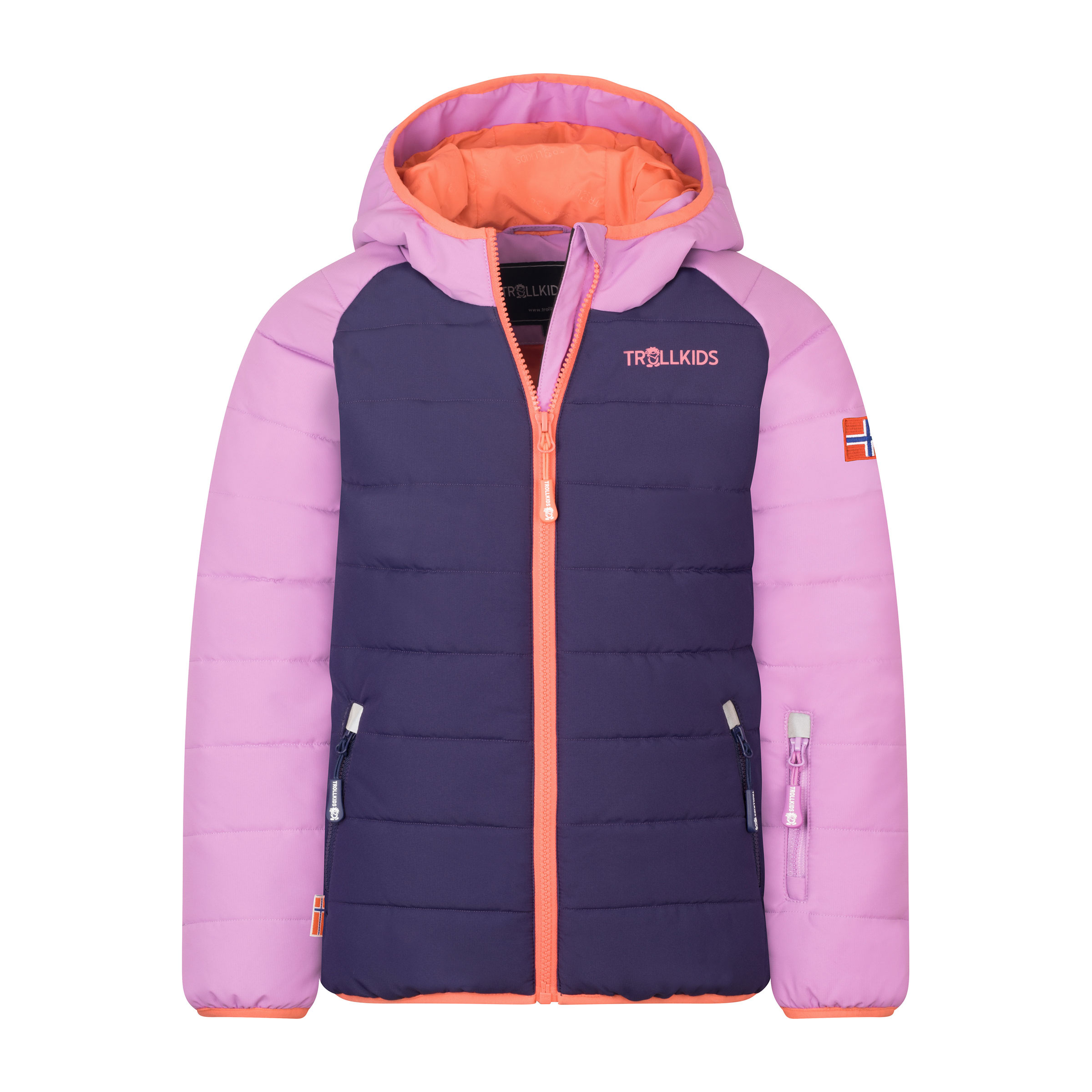 Trollkids Hafjell Snow Pro Kinder Isolationsjacke lila Größe 116 Skifahren Elastisch