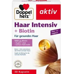 DOPPELHERZ Haar Intensiv+Biotin Kapseln 30 St
