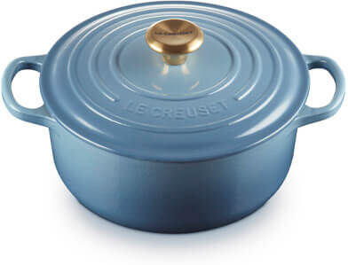 Le Creuset Signature Chambray Cast Iron 20cm Round Casserole
