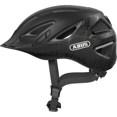 Fahrradhelm ABUS "URBAN-I 3.0" Gr. S, schwarz (street art), Helme, S Kopfumfang: 51cm - 55cm