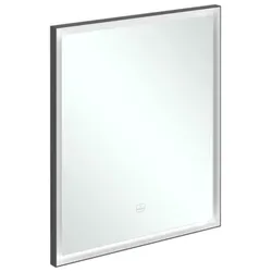Villeroy & Boch Subway 3.0 Spiegel mit LED-Beleuchtung, Rechteck, 650x750x47,5mm, A46365BC, Farbe: BiColour