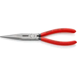 KNIPEX Flachrundzange mit Schneide atramentiert (Storchschnabelzange) - 2611200