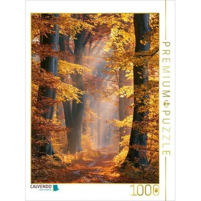 CALVENDO Puzzle Wenn Blätter leuchten | 1000 Teile Lege-Größe 64 × 48 cm Foto-Puzzle für glückliche Stunden, von , Calvendo Puzzle