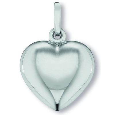 Kette mit Anhänger ONE ELEMENT "Herz Herz Anhänger aus 925 Silber", silber, Halsketten, Damen, Silber 925 (Sterlingsilber), Ein Geschenk von Herzen – zart, elegant & voller Symbolik