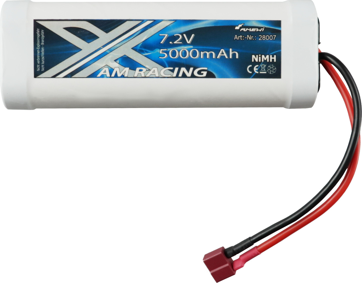 AMEWI RCZ NiMH Accu 7,2V 5000mAh met DEANS-stekker