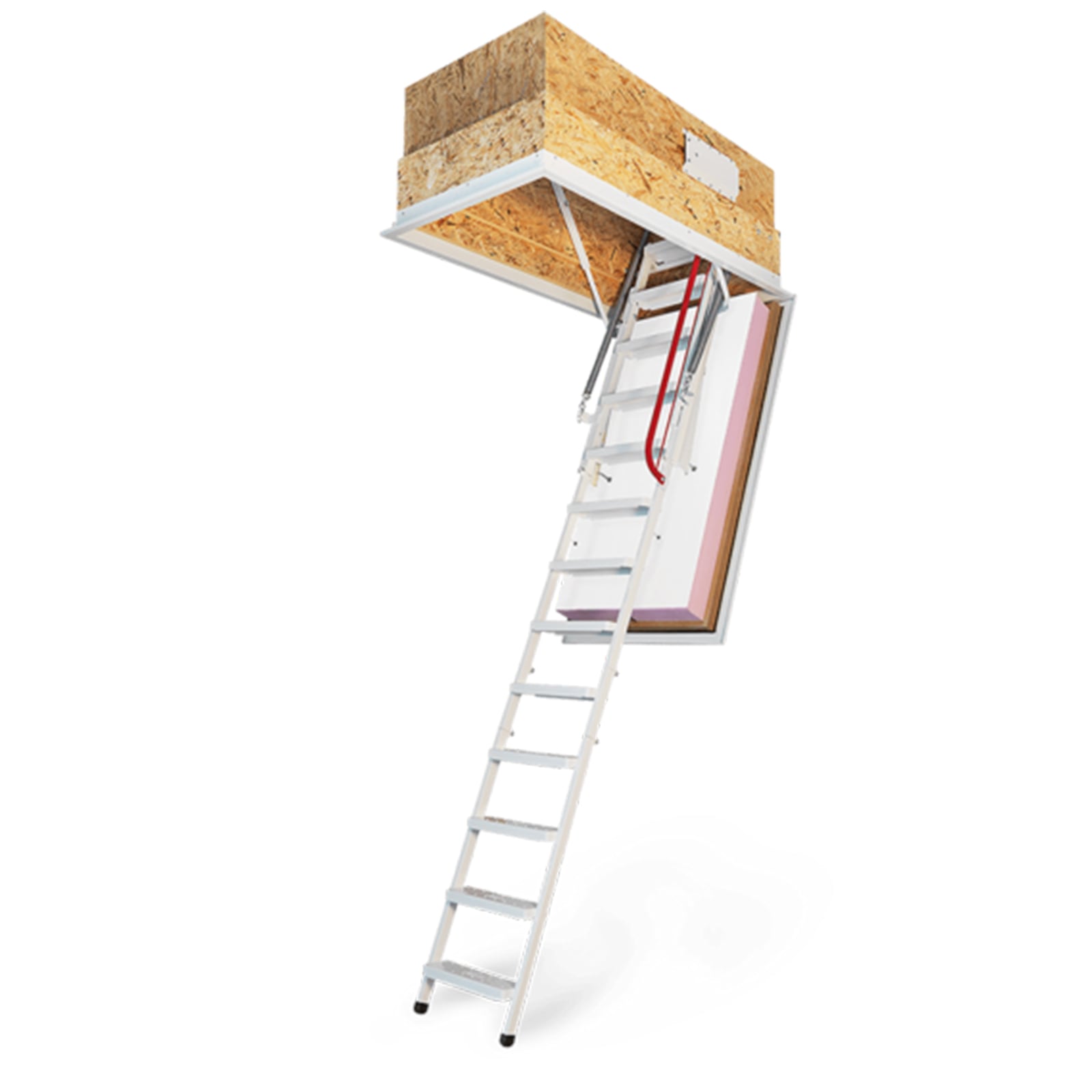 Wippro Passivhaus Dachbodentreppe Klimastair 160 Lukenmaß 120x60cm 17845