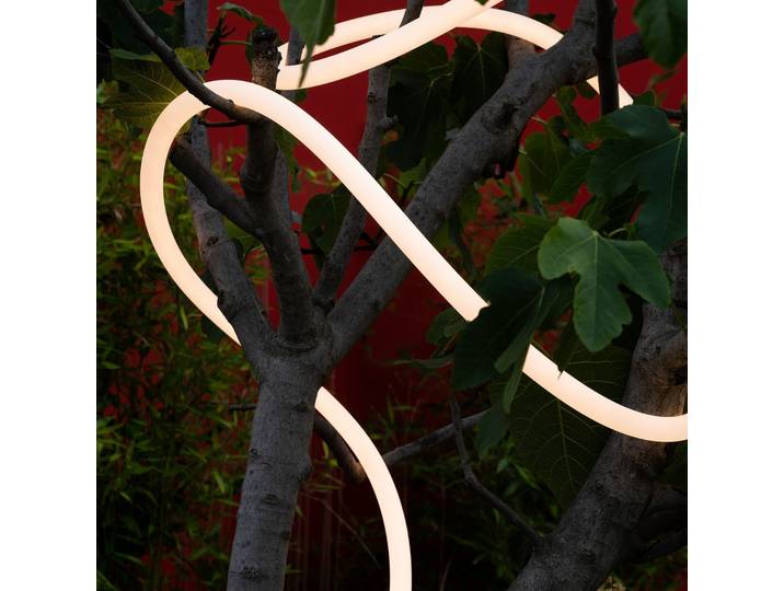 La linea 25 Earth LED-Lichtschlauch, 5 m - Artemide La linea Earth - Wohnzimmer - Design - Kunststoff