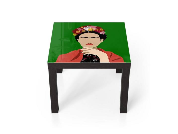 DEQORI Couchtisch 'Kraft der Blumenkrone', Glas Beistelltisch Glastisch modern