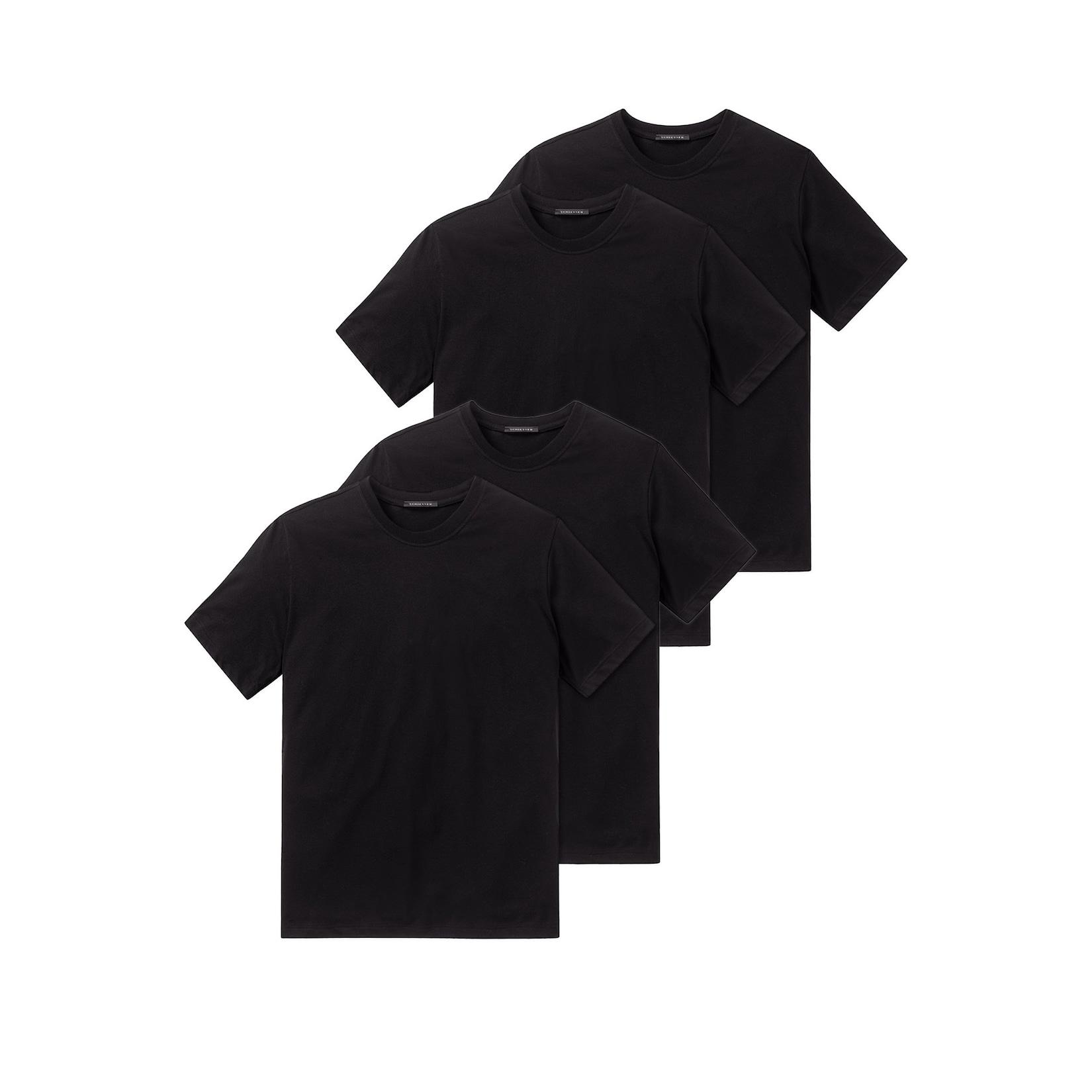Schiesser Herren T-Shirt American Shirt 4er Pack