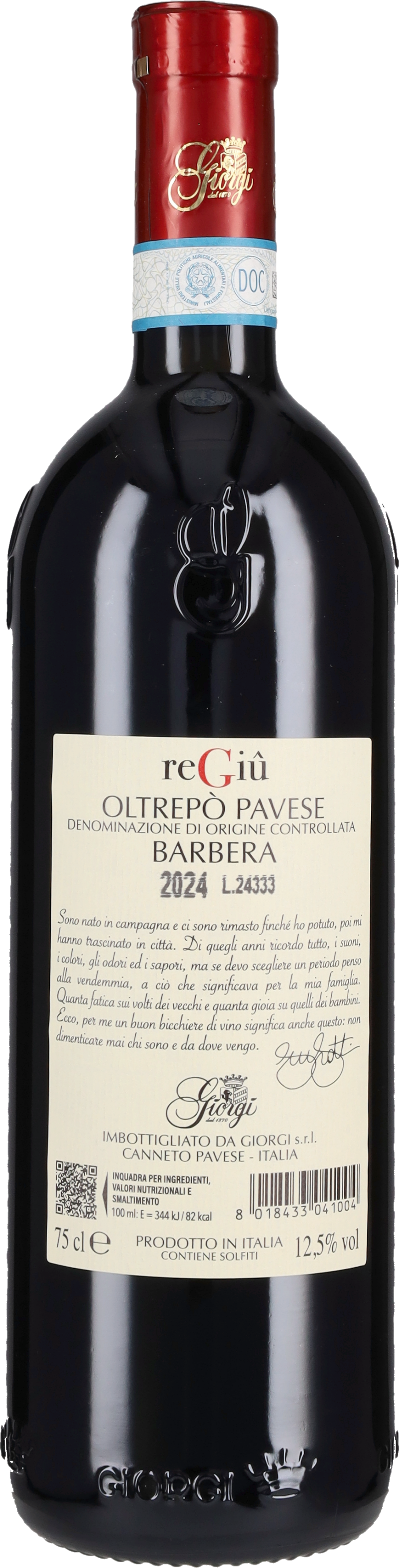 Barbera 'Regiù' Gerry Scotti - Giorgi 2024