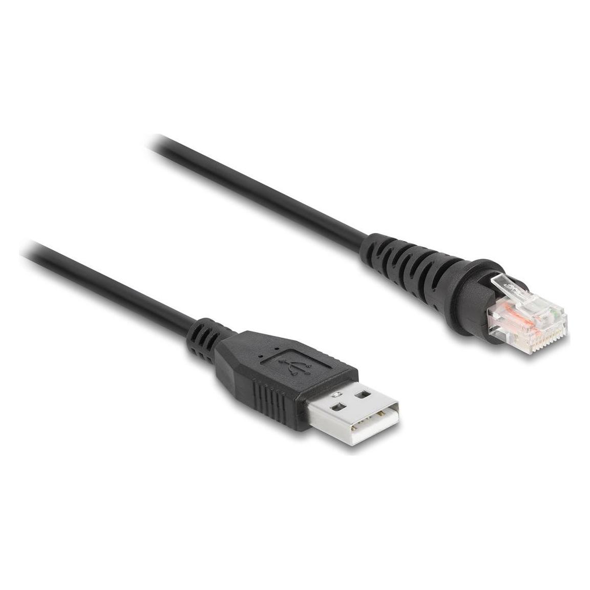 Delock RJ50 zu USB 2.0 Typ-A Barcodescanner Kabel 2 m (90611)