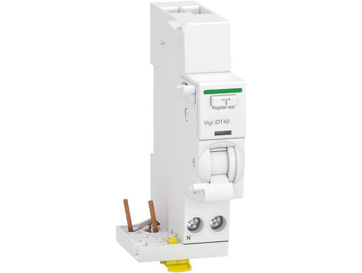 Schneider Electric - Acti9 Idt40 - Module Différentiel Vigi - Départ Idt40 - 1p+n 40a 300ma Type Ac
