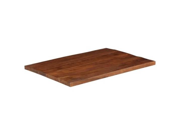 KGHFDVB Tischplatte 110 x 80 x 2,5 cm Rechteckig Altholz Massiv Recyceltes Recyceltes Massivholz mit natürlichem Finish, für Esstisch und Gewerbe, 110 x 80 cm, rustikales Unikat