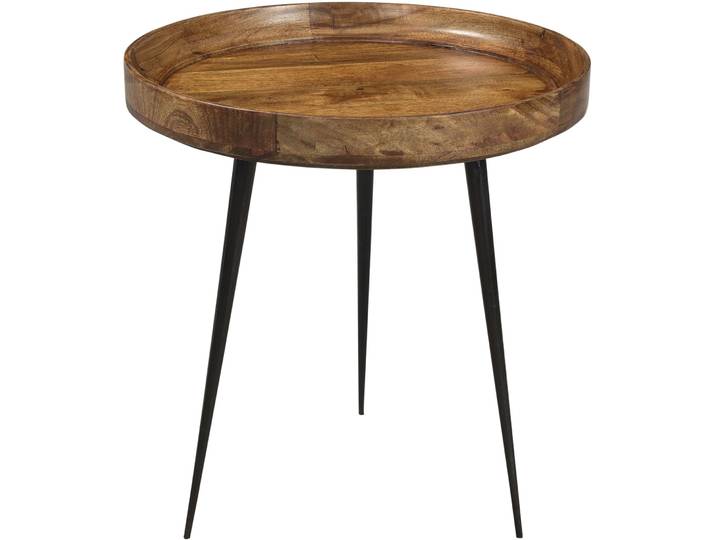 Beistelltisch Thats It braun Holz/Metall B 50 H 52 cm