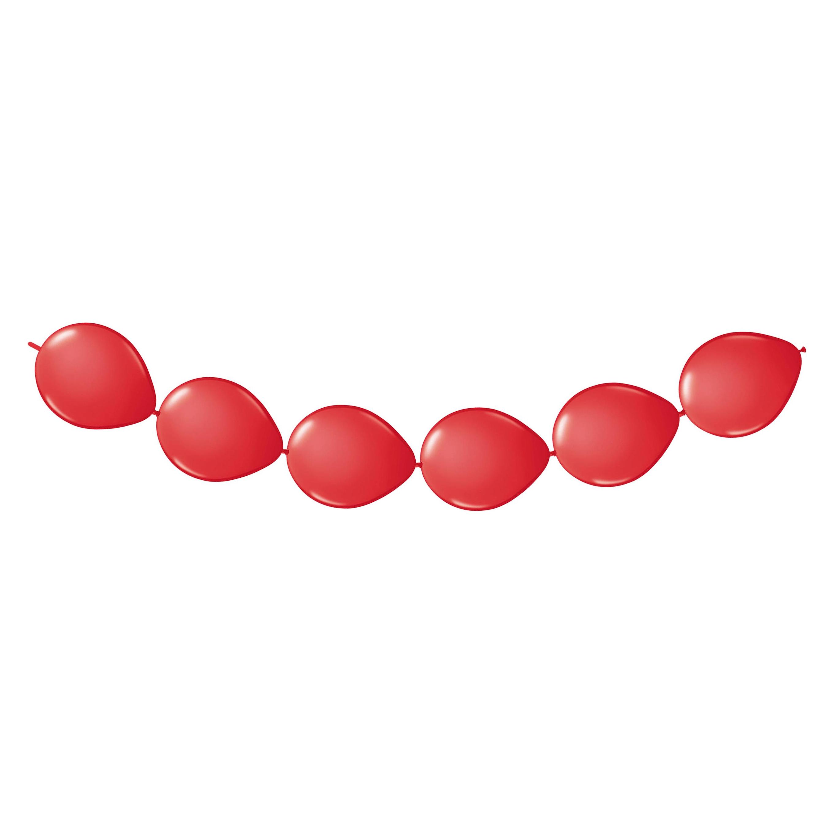 Folat Rote Taste Luftballons (8x) (FO08452)