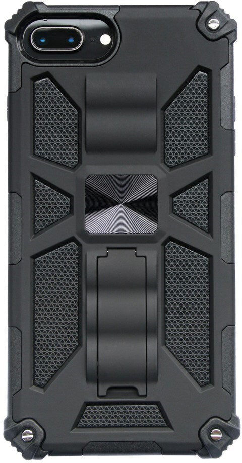 EIDERWOOD iPhone 8 Plus / 7 Plus / 6 (s) Plus Håndværker Bagside Cover m. Kickstand - Sort
