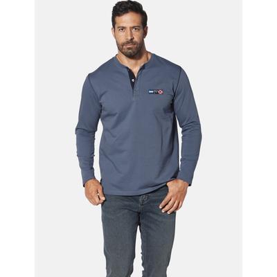 Sweatshirt JAN VANDERSTORM "Sweatshirt JORNSEN", Herren, Gr. 4XL, blau, Obermaterial: 100% Baumwolle CO., Shirts Sweatshirt