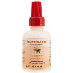buttinette Transparentpapier Kleber, 50 g