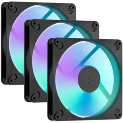 Fractal Design Dynamic 3 14 RGB 3-Pack Black | Gehäuselüfter