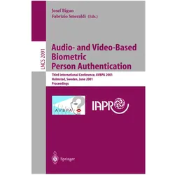 Audio- and Video-Based Biometric Person Authentication, Fachbücher von Josef Bigun, Fabrizio Smeraldi