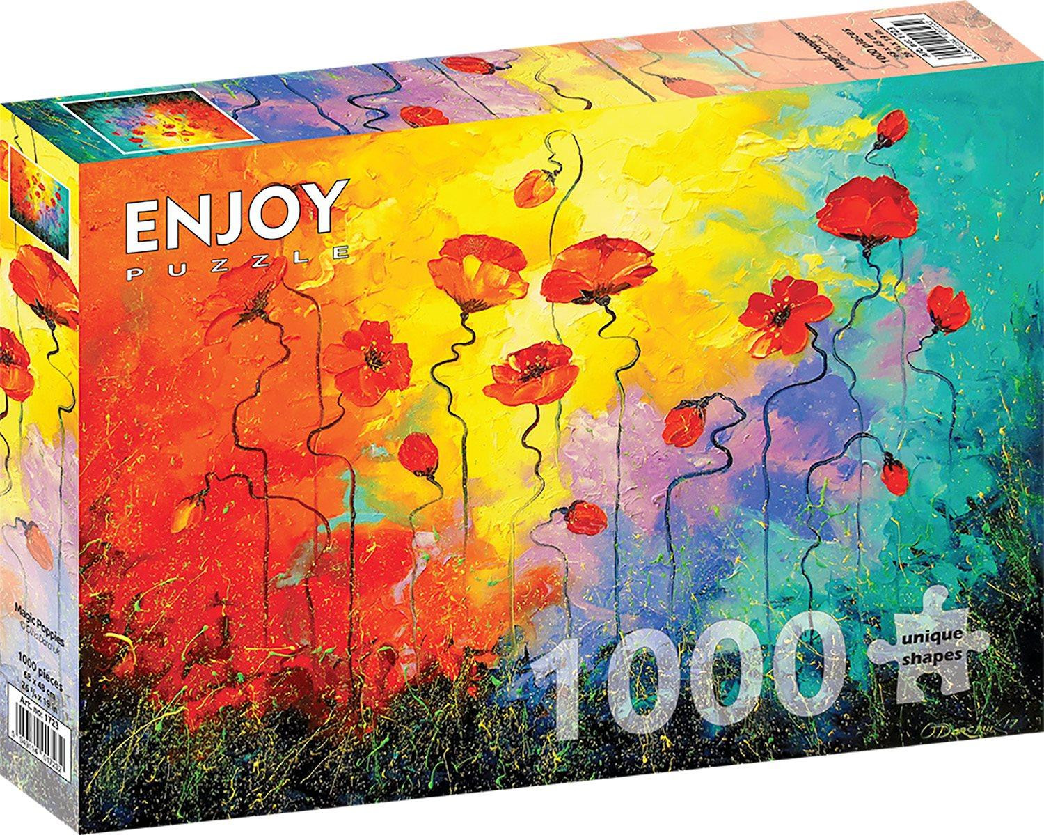 ENJOY Puzzel Magic Poppies - 1000 stukjes