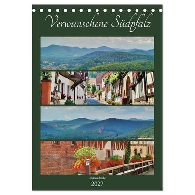 Verwunschene Südpfalz (Tischkalender 2027 DIN A5 hoch), CALVENDO Monatskalender