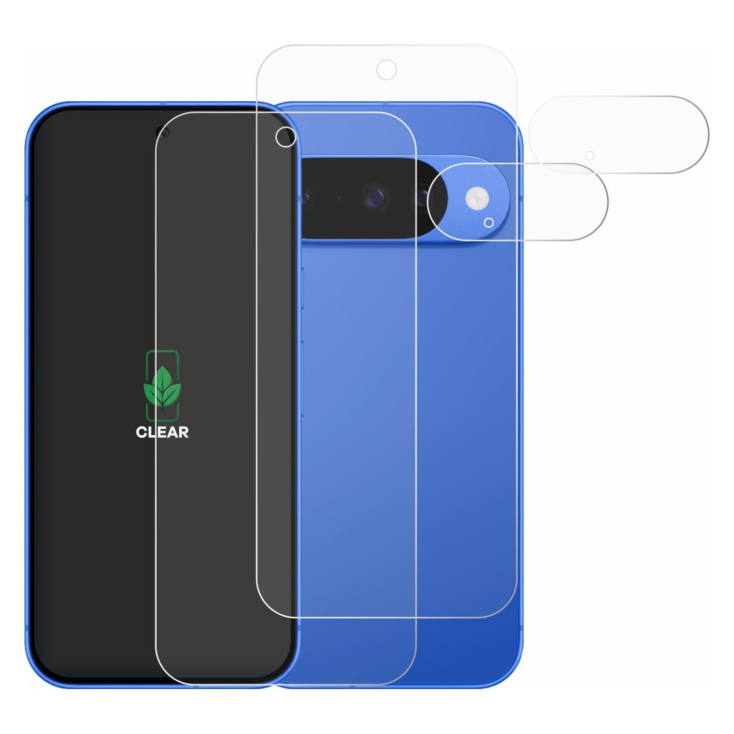 ScreenLeaf Schutzfolie für Google Pixel 10 (Display+Kamera) Displayschutz Display Schutz Folie Klar (2 Stk., Google Pixel 10) (6160248)