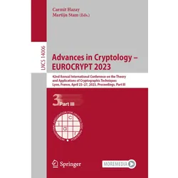 Advances in Cryptology - EUROCRYPT 2023, Fachbücher