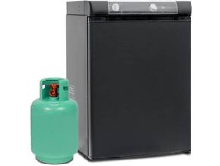 SMETA Frigo Trimixte 60L-12V/220V/Gaz-Frigo Camping Gaz-Mini Frigo Silencieux-pour Camping-Car