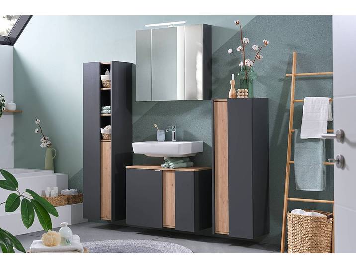 Armoire de toilette Palium 40 x 120 x 31cm Gris