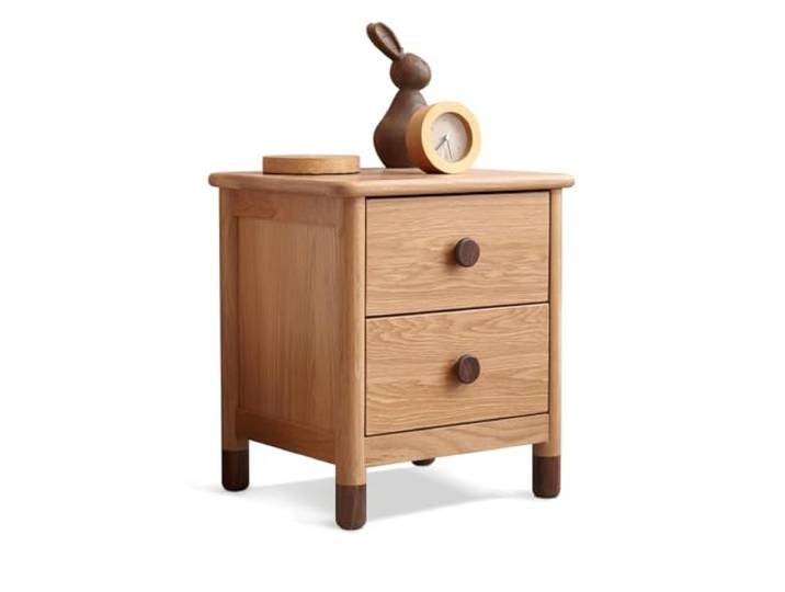 xiuling4568 Mini-Aufbewahrungs-Auszieh-Nachttisch, Nachttisch aus Holz, kleines Schlafzimmer