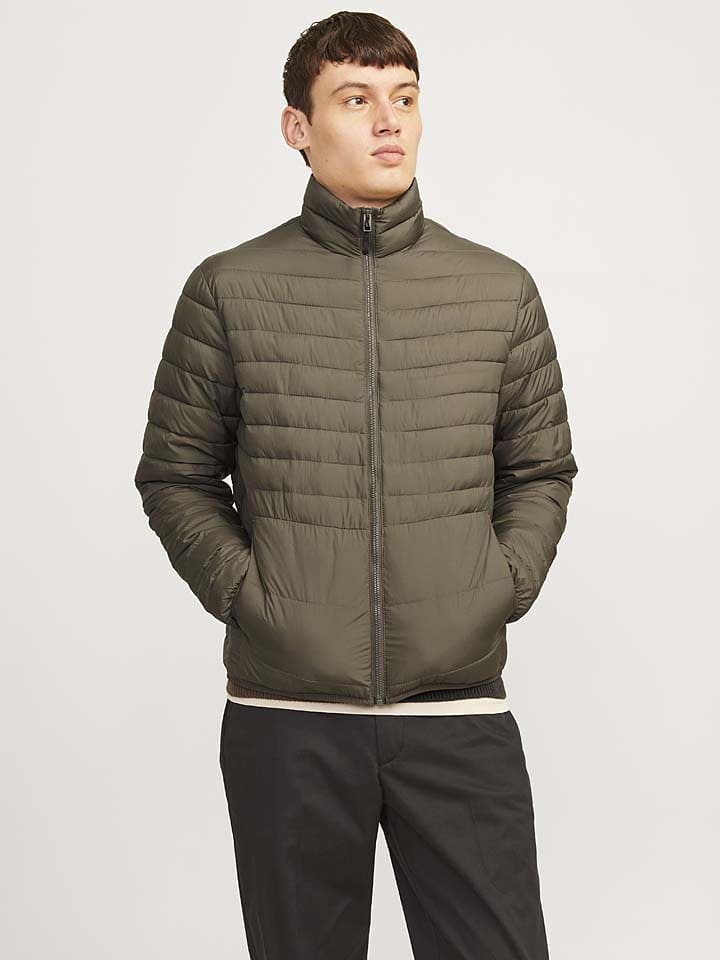 Jack & Jones Steppjacke "Estate" in Khaki - L