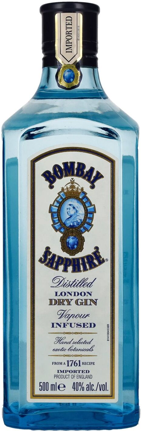 Bombay Gin Bombay SAPPHIRE London Dry Gin 40% Vol. 0,5l