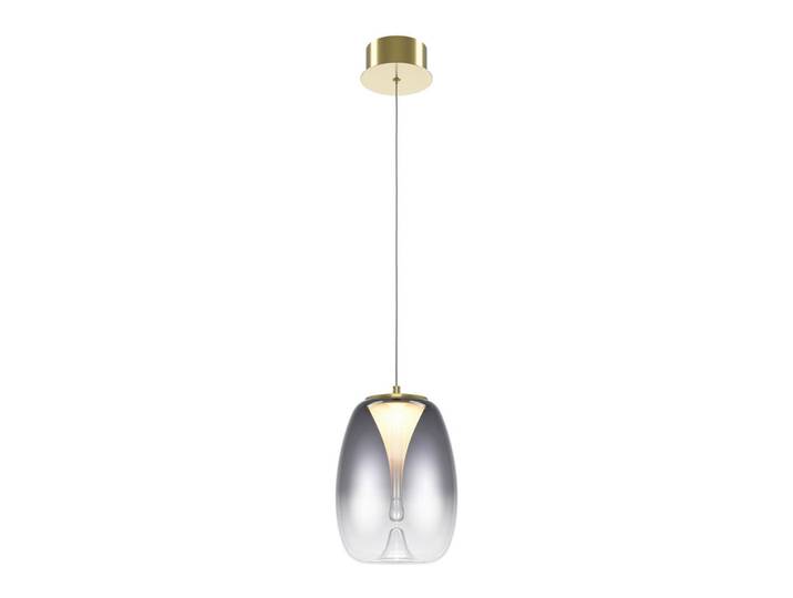 Maytoni Pendelleuchte Splash, Goldfarben, Metall, 20x333.1x20 cm, CE, höhenverstellbar, gleichmäßige Lichtverteilung, Lampen & Leuchten, Innenbeleuchtung, Hängeleuchten, Pendelleuchten