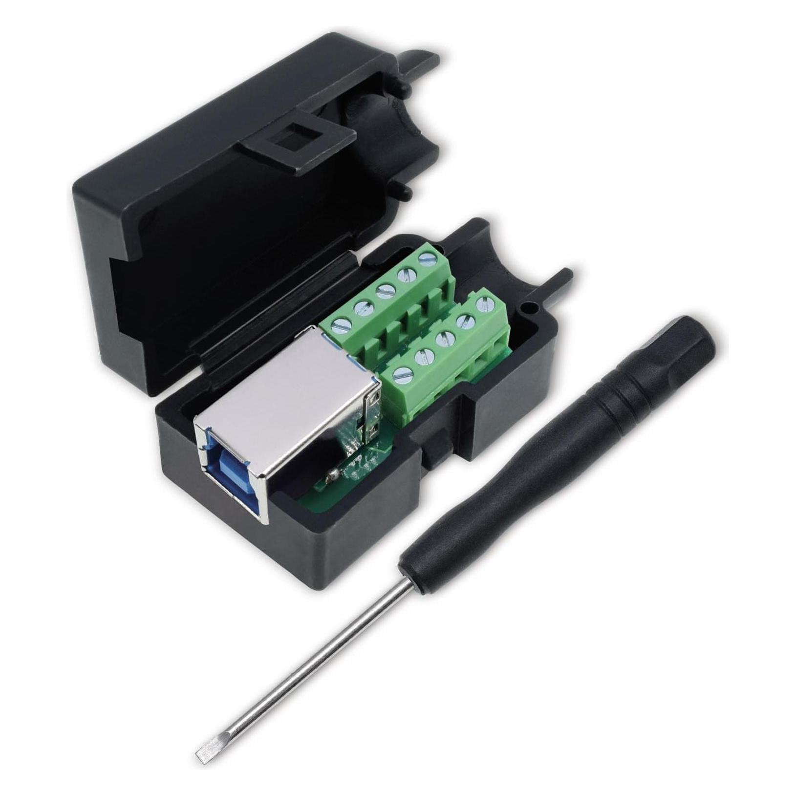 Quadrios USB 3.0 Modular-Buchsen Set, Typ B Buchse, gerade 2001C205 Inhalt: 1 St. (2001C205)