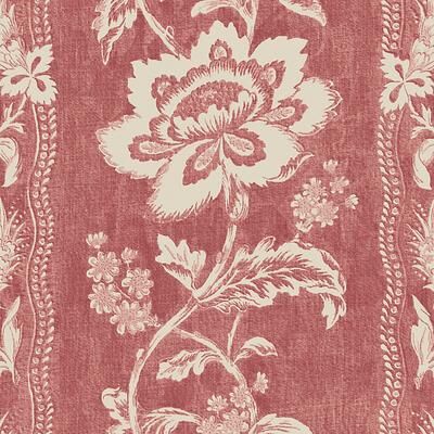 Stella Peel & Stick Wallpaper - Red - Ballard Designs