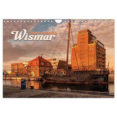Unser schönes Wismar (Wandkalender 2027 DIN A4 quer), CALVENDO Monatskalender