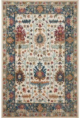 Alexander Home Madeline 100% Wool Hand-Hooked Heritage Area Rug