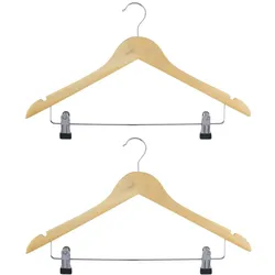 alpina, Kleiderbügel, Kleiderbügel Holz 2er Set (2x)