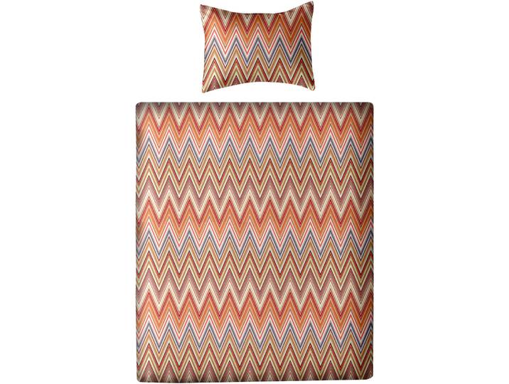 Bettwäschegarnitur Boho Chic Orange Baumwolle 160 x 210 65 x 100 cm - Material: 100% Baumwoll-Satin - Bettwäschegarnitur